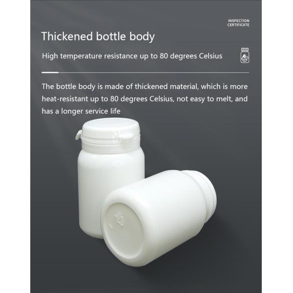 Transparent PET Plastic Bottle with Flip-top Cap and Moisture-proof Design 30ml Capacity 55mm Bottle Diameter 31.5mm Height