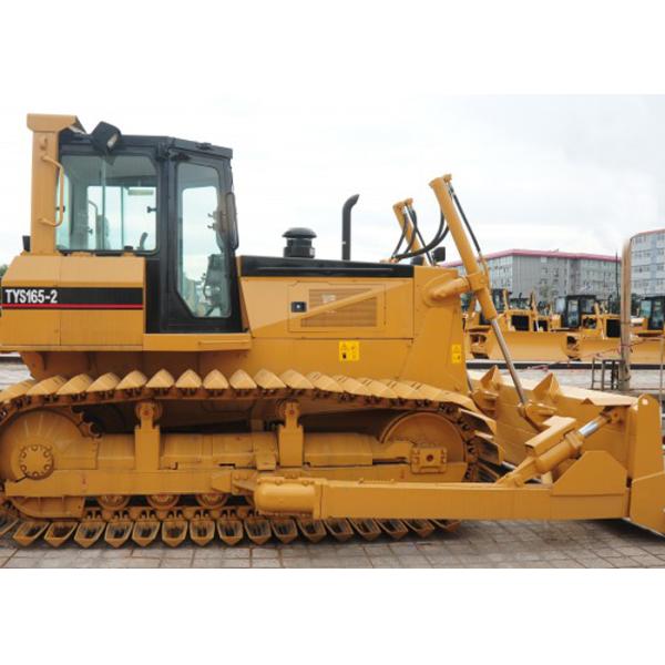 Semi Rigid Suspended Crawler Bulldozer , Power Shift Road Construction Mining Dozer
