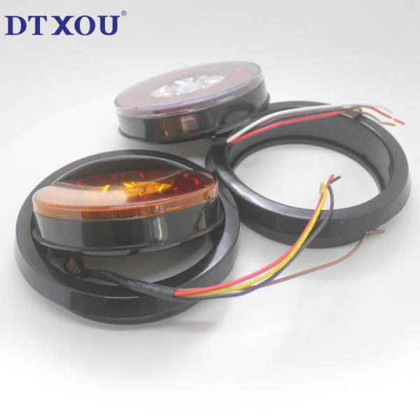 cool design led combined tail rear light 24V strobe white reverse back light outer Rotation turn light red position brake