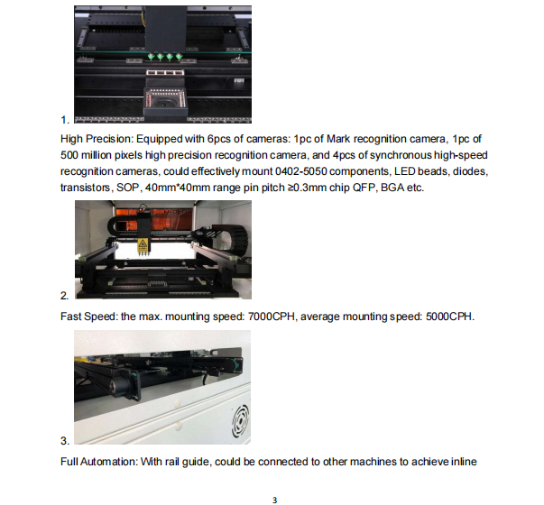 SMT Pick and Place Machine product advantages overview