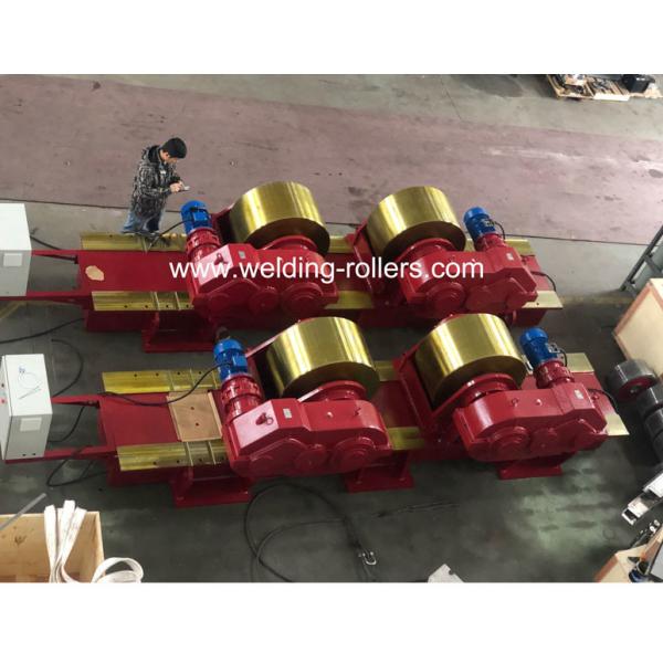 500T Pipe Conventional Welding Roller For Pipe Butt With Bolt Adjustment