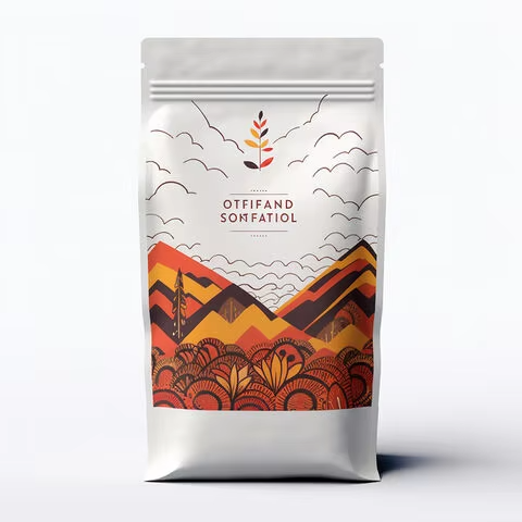 Wholesale Custom Printed Logo Coffee Bag Packaging Plastic Custom Logo Coffee Bags