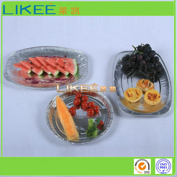 Aluminum Foil Container Making Machine Low Temperature Resistance Disposable Serving Trays Food Storage
