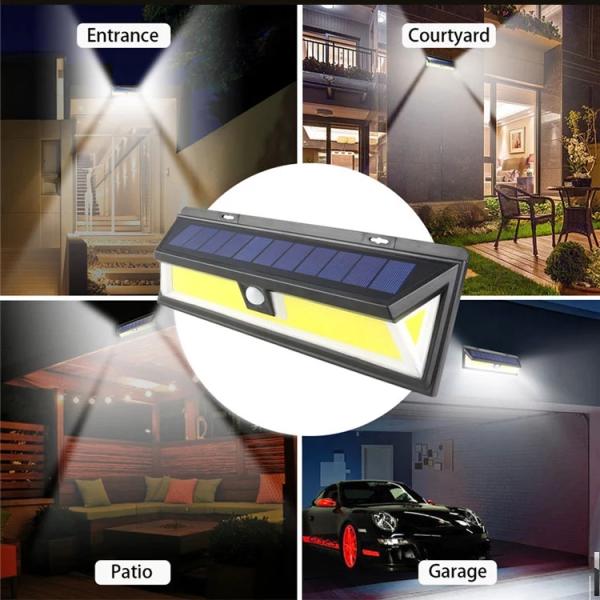 Ip65 Solar Wall Mounted Motion Sensor Light