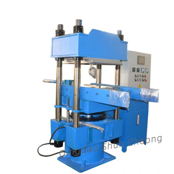 CE Certified Column Vulcanizing Machine with Push-Pull Mechanism for Cost-Effective Rubber Production