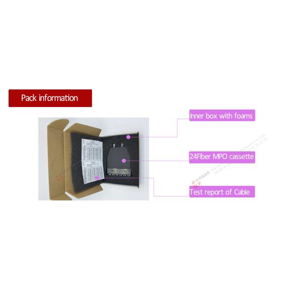 YINGDA Plastic Transparent 12 Fiber MPO To SC Module Single Mode Simplex Adapter For Communication
