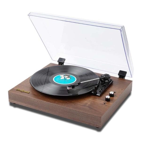 Vintage Style Turntable Speakers Customized With Auto Stop Multi Interface