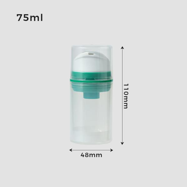 Close-up of foam pump bottle nozzle