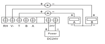 Hot quality modbus temperature humidity sensor temperature for office