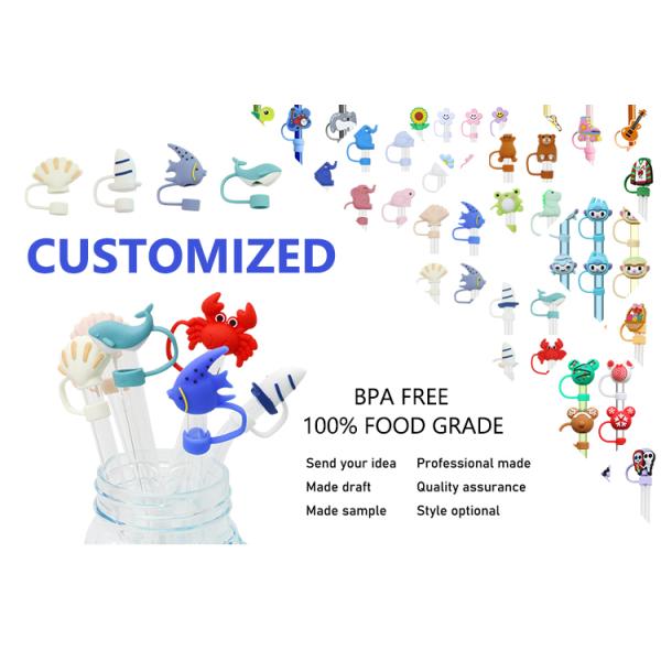 Cactus Straw Stoppers Protector Straw Toppers for Stanley 40 Oz Tumbler with Handle Dust-Proof Straw Caps for Water Bottle