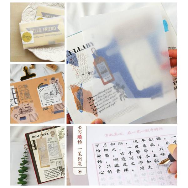 53gsm Translucent White Tracing Paper For Book Insert A4 A5 Size