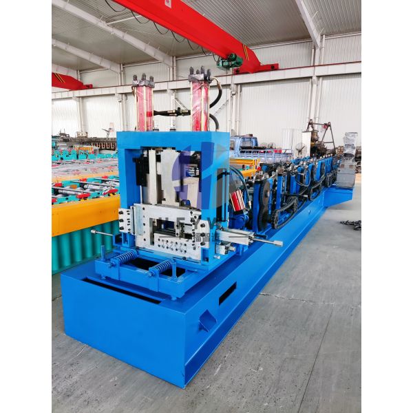Hydraulic Cutting Cz Purlin Machine PLC Control System For High Efficiency Production