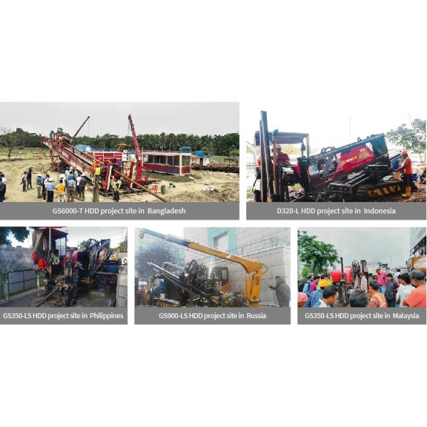 GS6000-TS HDD machine, underground pipeline, underground pipe laying, trenchless drill machine