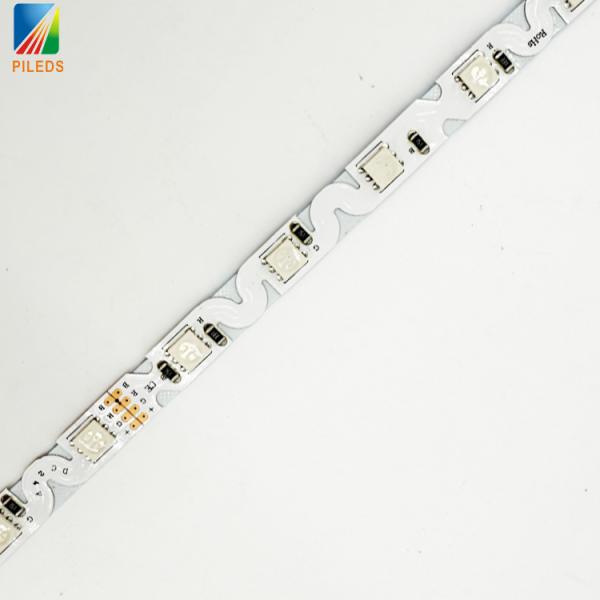 S Shape Zigzag RGB LED Strip 60LED/M DC24V Remote Control