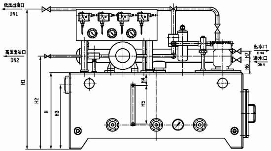Filtration Cooling Heating Y90S-4 V1 25L/Min Lube Oil System Station N22-N320
