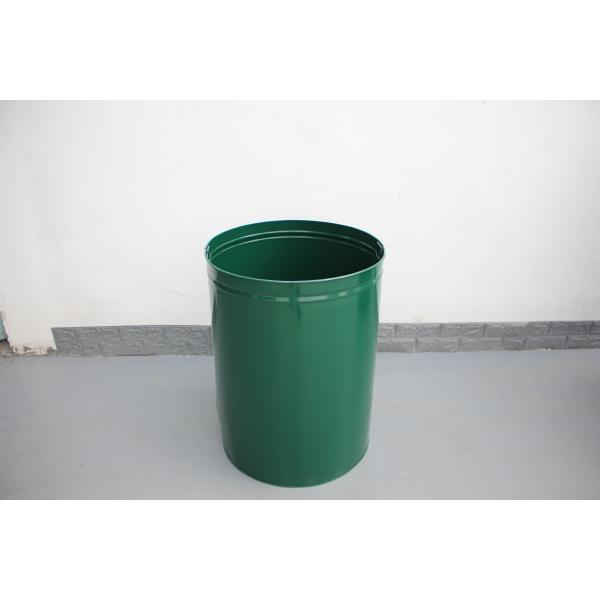 Public Round Outdoor Cigarette Ashtray Flanged Surface Mounted Type
