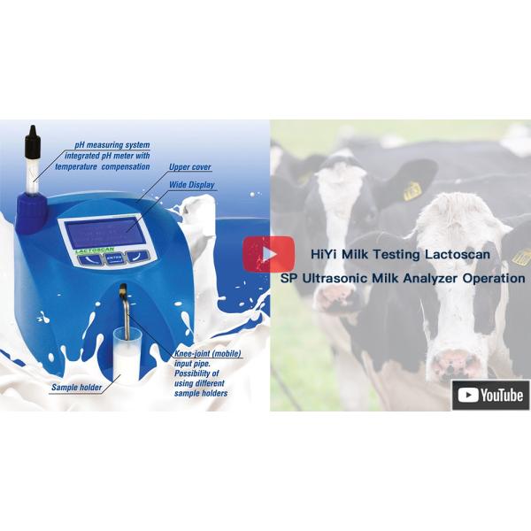 Sp60 Lactoscan Milk Analyzer Mini Ph / Conductivity Concentrated Portable Ultrasonic