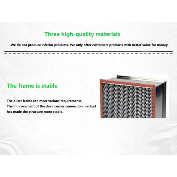 Made High Temperature Air Filter Superior Performance And Durability For Industrial And Commercial Applications