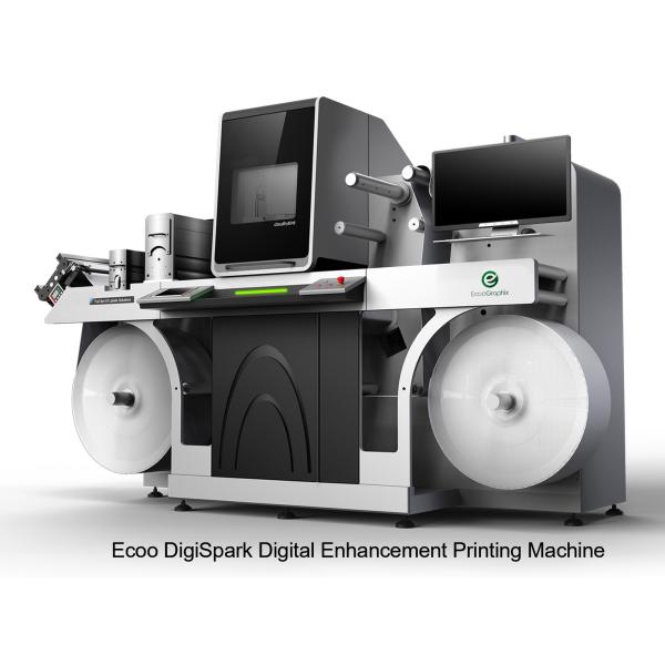 Digital Foil Stamping Varnishing Label Enhancer 288mm Width