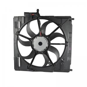 Quality X5 E70 17428618241 17428618240 Car Engine Radiator Cooling Fan 3.0si 4.8i 600W for sale