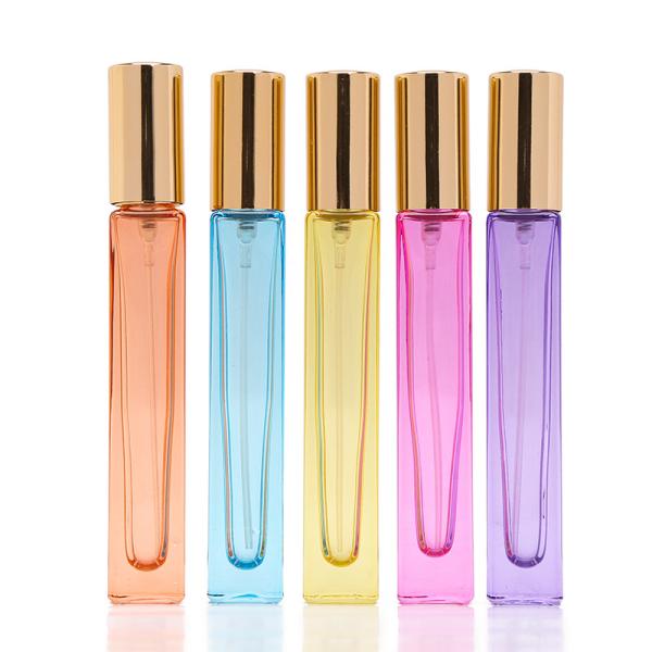 Spot Square Spray Perfume Glass Bottle 10ml Clear