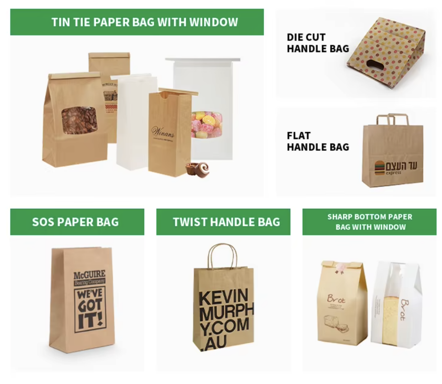 Cookie Food Friendly Bag Lunch Packaging Popcorn Coffee Biodegradable Flat Restaurant Custom Bread For Printed Kraft Paper Bag