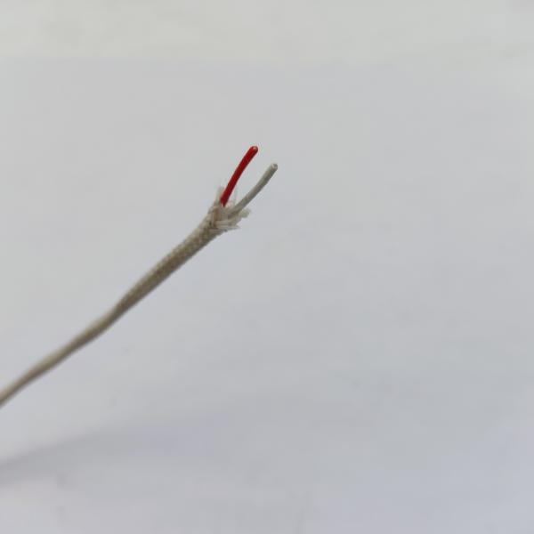 High Temperature Cable Glassfiber Braiding 1 Pair 60V Cable