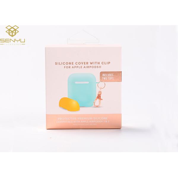 Printed Custom Retail Boxes , Airpods Mobile Case Packaging Box Long Life