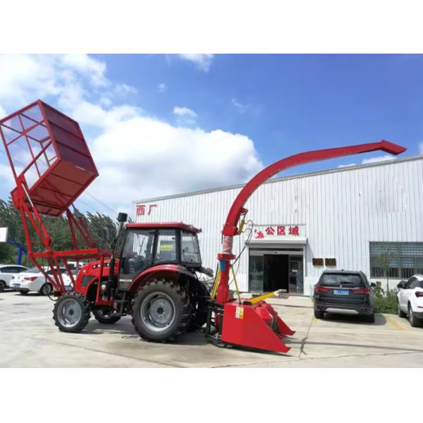 Self Propelled Tractor Mounted Corn Stalk Silage Harvester Machine Mini Napier Grass Forage Harvester