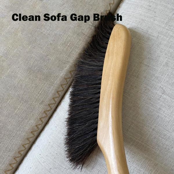 Home Cleaning 36x6cm Horse Hair Brush Hand Broom For Dusting Wood Chips