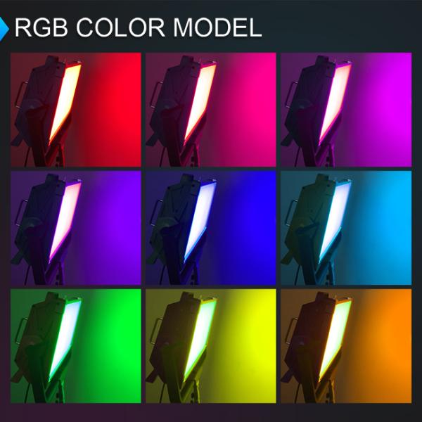 Large flat LED photography light with adjustable color temperature easy to carry and suitable for film studio shooting and fill light