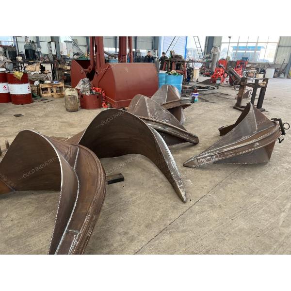 Electro Hydraulic Garbage Grab Bucket Structure Q355 Six Flaps