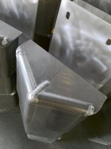 Quality TIG Welded Aluminum Square Tube CNC Machining Parts For Aluminum Bracket Parts for sale