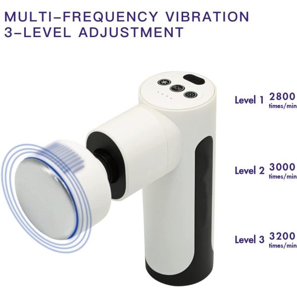 35 - 50dB Type C Charging Mini Massager Gun With Brushless Motor