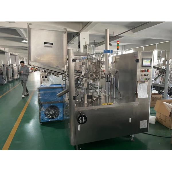 Full Automatic Cosmetics Hand Cream Toothpaste Shampoo Gel Ointment Pharmaceutical Food Plastic Aluminum Soft Tube Laminated Filling and Sealing