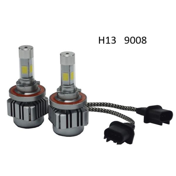High Or Low Beam Car LED Headlights / Embedded Installation Auto Headlight Bulbs