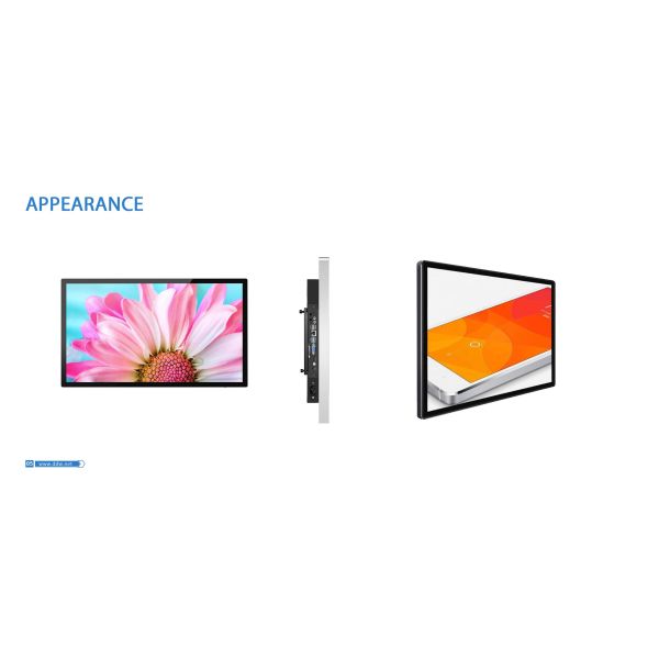 49 Inch Wall-Mounted Digital Poster Display Touch Screen with Metal Casing for Indoor Use Subway & Airport OEM 1-Year Warranty