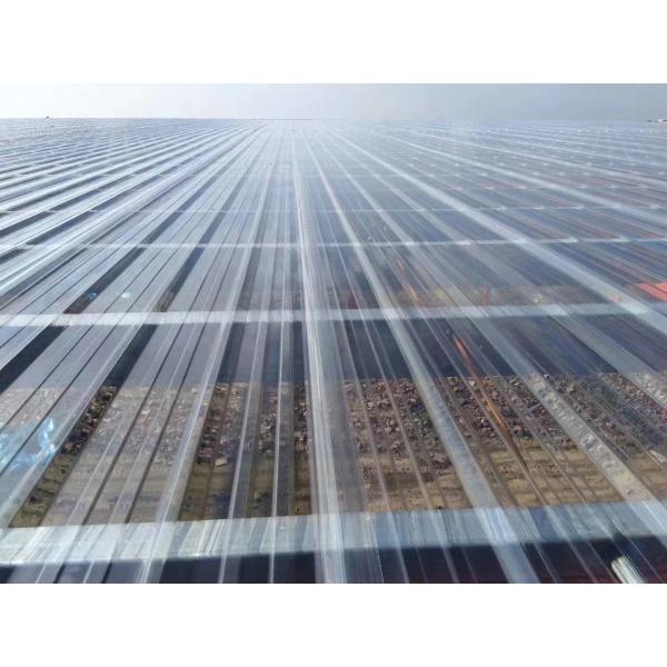 clear 840mm Width Polycarbonate corrugated Sheet for Flexible and Versatile Applications