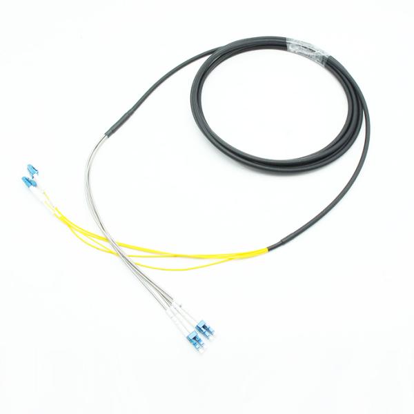 10m 4F OS2 Single Mode Fiber Optic Jumper 7.0mm LSZH FTTA Cable