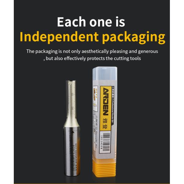 Hot Selling Arden CNC Router Bit Carbide Double Edge Straight Groove End Mill Engraving Chipboard Veneer Plywood Milling Cutter