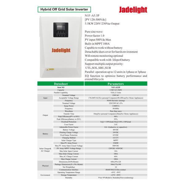 Hybrid Off Grid Solar Inverter-n1f-a5.5p