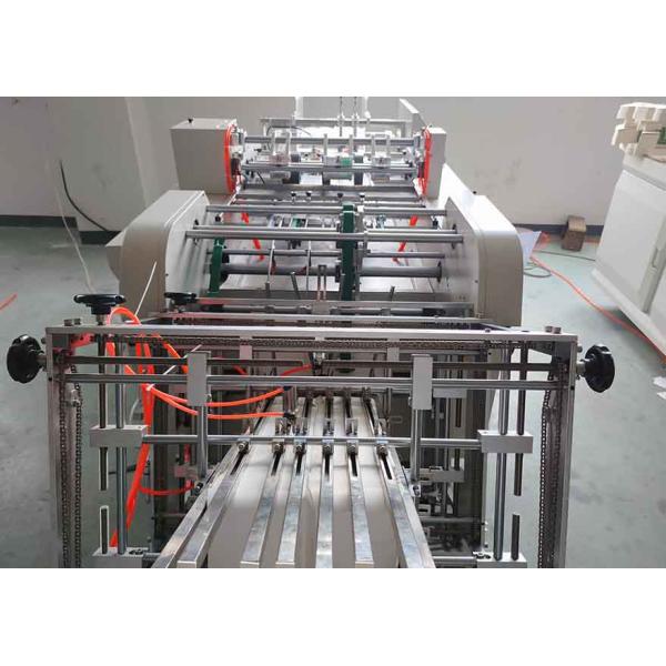 Automatic counting collection 150pcs / min paper lunch box machine