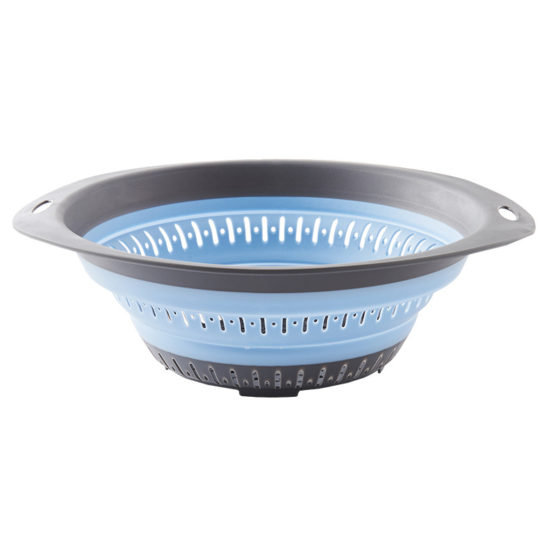 Hot-Sale Retractable Fruit Multifunction Vegetable Cutter Drain Basket Foldable Sink Drain Basket
