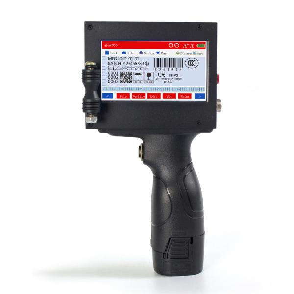 Easy to Operate Portable Handheld Digital Printer for All Bottle Plastic Bag Surfaces