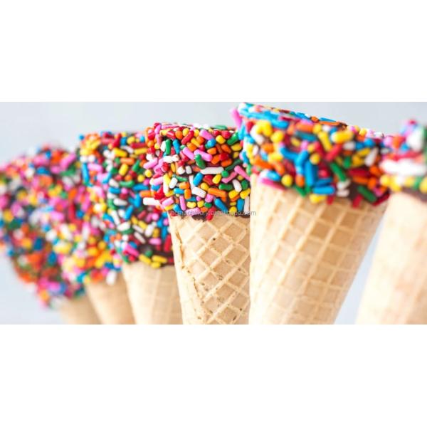 Customized Waffle Cone Baking Machine for Different Shape Rolled Ice Cream Cones