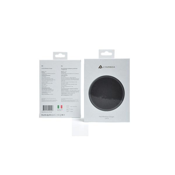 White Black Mobile Accessories Packaging Wireless Charging Box 4c Offset Printing