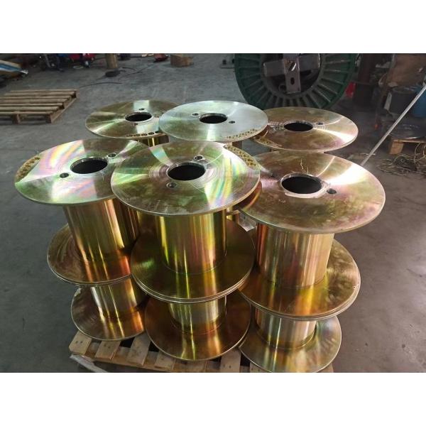 High Speed Cable Bobbin 300mm Wire Reel Drum For Wire Drawing Machine