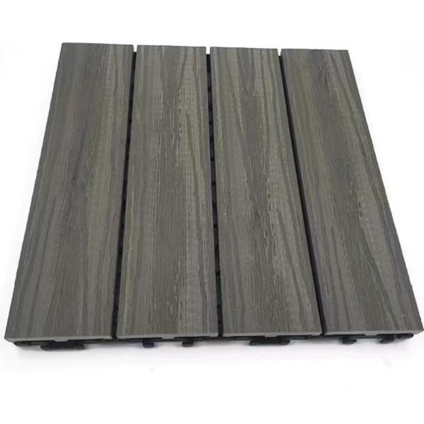DIY Outdoor PVC Decking Co-extruded WPC Square Pool Deck Tiles for Plastic-Based Design