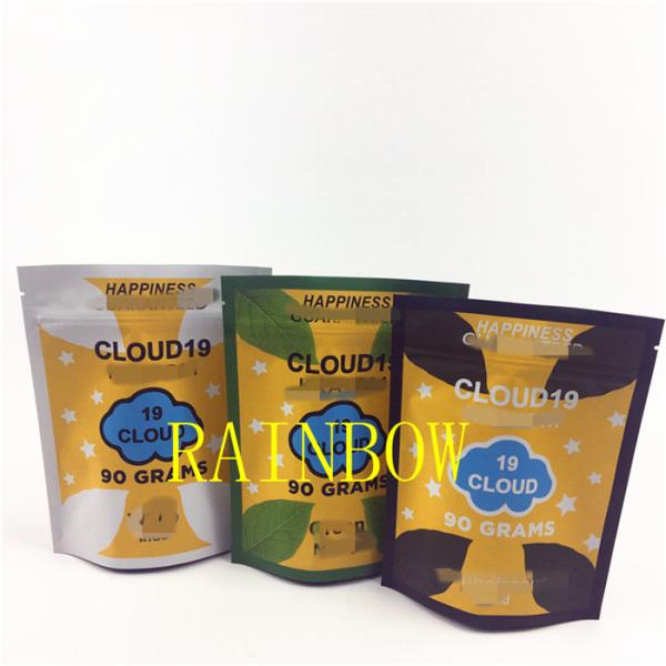 Custom digital printed 1/8 oz 1oz Soft touch material candy/cookie/seeds packaging aluminum foil mylar bags pouch