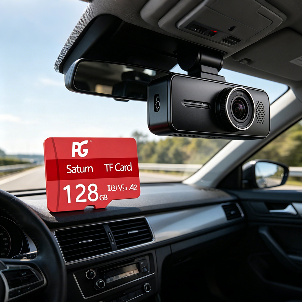 High-Speed V30 Video Class A2 Application Class TF Memory Card SD Card with Large Capacity for Dash Cam and Surveillance